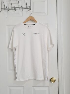 Puma BMW Motorsport White Short Sleeve Crewneck Tee